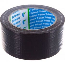 Универсальная тканевая влагоустойчивая лента Folsen 48ммx25м черная 240мк 051044825 