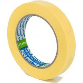 Малярная лента Folsen желтая 80oC 12мм x 50м 02212 