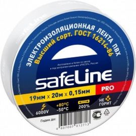 Изолента Safeline 19/20 белый 9369 