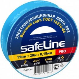 Изолента Safeline 19/20 синий 9371 