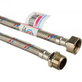 Подводка для воды TР-сантехника нержавеющая сталь, 50 см, в/н  26558 