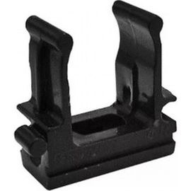 Держатель-клипса для труб Экопласт CF20G D20 мм, цвет чёрный, 50 шт 41720-50BL 