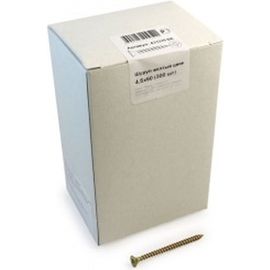 Шуруп, жёлтый цинк Крепежная техника 4,5х60 300шт 431370 БК 