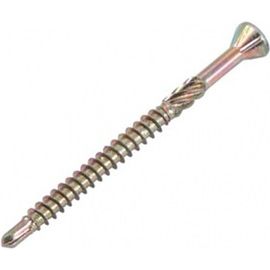 Шуруп для полов и паркета Rusconnect 3,2х35 мм, желтый цинк 150 шт. 3803361 