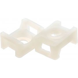 Монтажная площадка под винт FORTISFLEX ПМО 22х16 белый 100шт 53313 