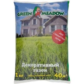 Семена газона GREEN MEADOW Декоративный газон для глинистых почв 1 кг 4607160330631 