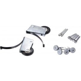 Ролики в комплекте Mebax Асимметрия 1-ый класс с саморезом 6 мм под трек 00000000025 