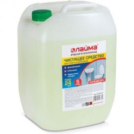 Средство для уборки туалета 5 л ЛАЙМА PROFESSIONAL, гель с отбеливающим эффектом 601612 