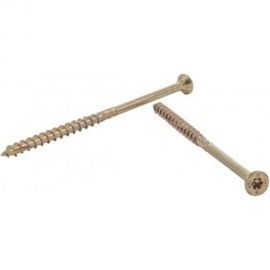 Шуруп Rusconnect CS 04070 с/нарез. д/дерева, потай, 4х70, 200 шт. Желтый цинк 310470 