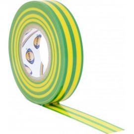 Изолента ПВХ Aviora 15 мм x 20 м желто-зеленая 305-059 