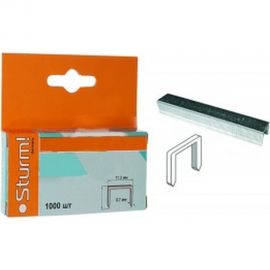 Скоба закаленная (1000 шт; 6 мм; Тип 53) для степлеров Sturm 1071-02-06 