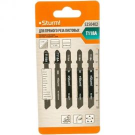 Пилки для лобзика по металлу T118A (5 шт.) Sturm 5250402 