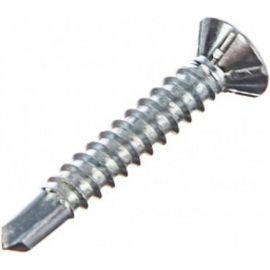 Саморез для оконного профиля, белый Крепежная техника 3.9х25 1000шт 430808 БК 