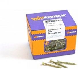 Шуруп VIPкрепеж жёлтый цинк 210 шт 31326 VIP 