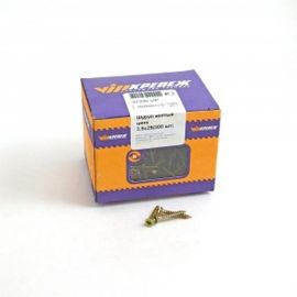 Шуруп VIPкрепеж жёлтый цинк 300 шт 31320 VIP 