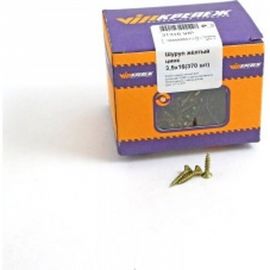 Шуруп VIPкрепеж жёлтый цинк 370 шт 31316 VIP 