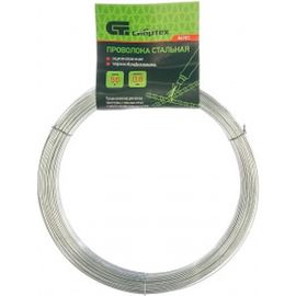 Стальная проволока СИБРТЕХ 50 м, оцинкованная, термообработанная 0,8 мм 84905 