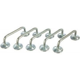 Ручка-скоба Россия РС-80-3, цинк, 5шт 91589 