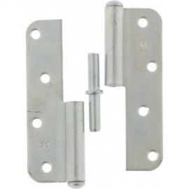 Накладная петля Россия ПН1-110 правая, цинк, 4шт 91554 