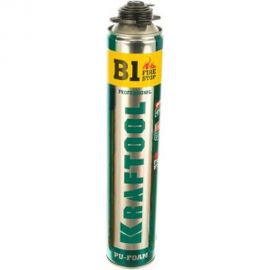 Пена монтажная INDUSTRY KRAFTFLEX PROFI для монтажного пистолета (750 мл) Kraftool 41186_z01 