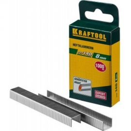 Скобы из закаленной проволоки Kraftool, тип 140 зеленые, 8 мм, 5000 шт 31680-08-5000 