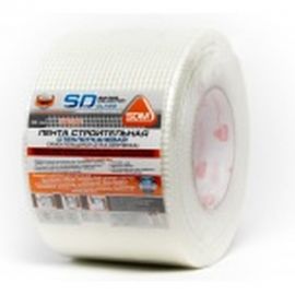 Строительная самоклеящаяся сетка SDM SD-GLASS Professional 100мм х 10м повышенной прочности 00-00000196 
