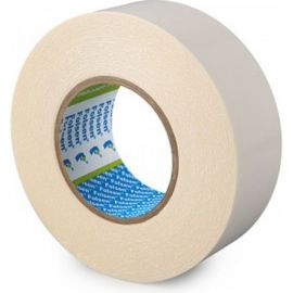 Бумажная двусторонняя лента FOLSEN 4 мм x 50м, тишью HM, 80 mic, пластиковый сердечник 735004 