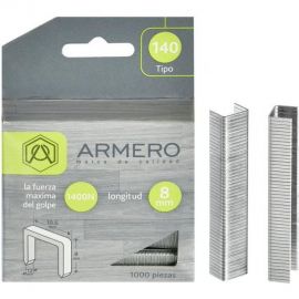 Скобы (1000 шт; 8 мм; тип 140) для степлера ARMERO A312/011 