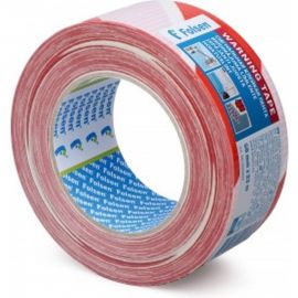 Сигнальная влагостойкая тканевая лента Folsen 50 мм x 33 м бело-красная 051085033 