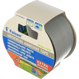 Универсальная тканевая влагоустойчивая лента Folsen 48ммx10м серая 240мк 051064810 