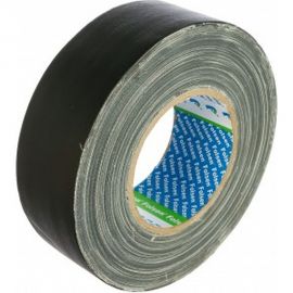 Влагоустойчивая тканевая лента FOLSEN 48мм х50м, черная, Premium 053044850 