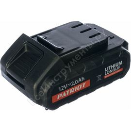 Аккумулятор для BR 101/111Li (12 В; 2.0 А.ч; Li-ion) PATRIOT 180201100 