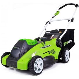 Аккумуляторная газонокосилка Greenworks G40LM40 