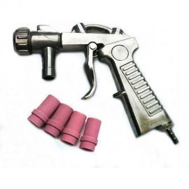 Пистолет для пескоструйных камер Сорокин с комплектом форсунок 800.4 