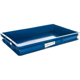 Сплошной ящик п/э 600x400x75 синий Тара.ру 07732 