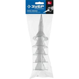 Запасные сопла для закрытых пистолетов для герметика ЗУБР Профессионал 310 мл 5 шт 06633-S 