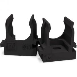 Крепеж-клипса для труб для монтажного пистолета Промрукав черная в п д16 100 шт. PR13.0131 