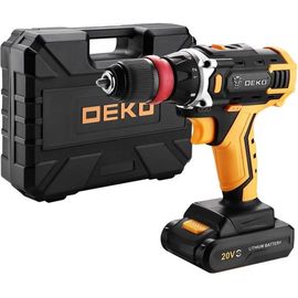 Аккумуляторная дрель-шуруповерт DEKO DKCD20FU-Li SET 3 063-4177 