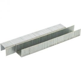 Скобы для степлера РОСОМАХА закаленные, оцинкованные (тип 53, 1000 шт./уп.), высота 10 мм 605310 