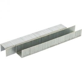 Скобы для степлера РОСОМАХА закаленные, оцинкованные (тип 53, 1000 шт./уп.), высота 14 мм 605314 