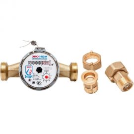 Счетчик воды ЭКО НОМ СВ 20-130+КМЧ-20-ОК, универсальный шт СВ20-003 