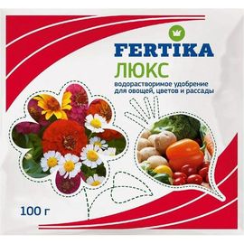 Удобрение для овощей, цветов и рассады Fertika Люкс 100 г 4620005610194 