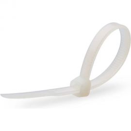 Нейлоновые стяжки FORTISFLEX КСС 10х500 белый 100 штук 50020 