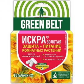 Удобрение для комнатных растений Грин Бэлт Искра ПАЛОЧКИ 10 шт. 01-439 