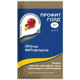 Препарат для защиты лука, томатов, картофеля, винограда от заболеваний Зеленая Аптека Садовода 3 г 4601976001341 