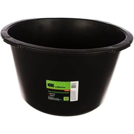 Строительный круглый таз Сибртех черный, 30л Россия 81455 