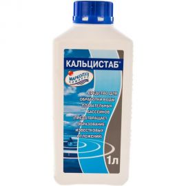 Средство для предотвращения известковых отложений на чаше и оборудовании бассейна Маркопул Кемиклс Кальцистаб, 1л бутылка М44 