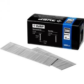 Гвозди Профессионал особотвердые (5000 шт; тип 300; 45 мм) ЗУБР 31830-45 