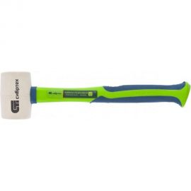 Резиновая киянка, 225г белая резина, фибергласовая рукоятка СИБРТЕХ 11166 