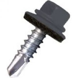 Саморез по металлу Daxmer св. №2 4,8х19 RAL 7024 11515 